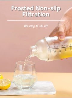 ليوكور مشروبات الكوكتيل 700ml مضاد للتسرب الراتنج شفافة مشروبات الشاي مشروبات المشروبات مع مشروبات المشروبات  - Image 4