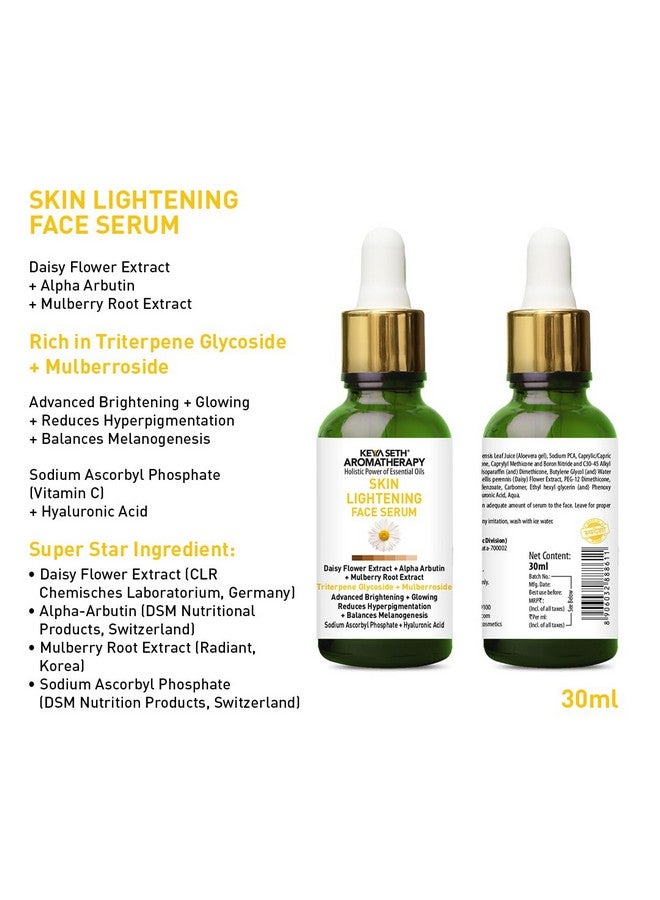 KEYA SETH AROMATHERAPY, DEVICE OF DROP Keya Seth Aromatherapy Skin Lightening Face Serum, Daisy Flower + Alpha Arbutin + Mulberry Root, Brightening & Glowing, Hyperpigmentation - Image 2