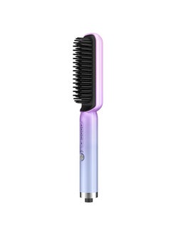 General Mini Ionic Straightening Comb – Travel-Friendly Straightener & Curler for Men/Women, Dual-Use Hair Styling Tool  - Image 1
