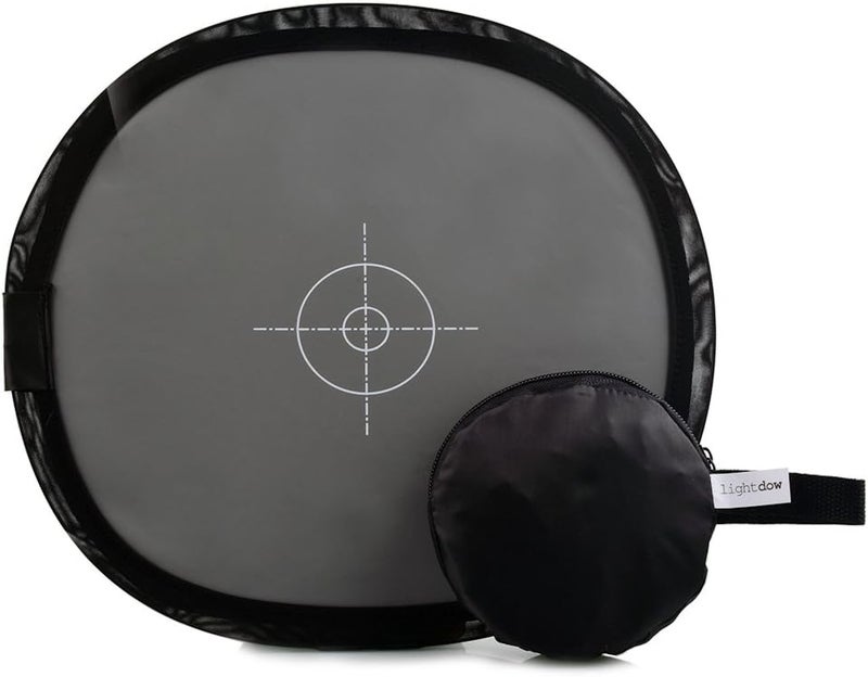 Lightdow 12 x 12 Inch (30 x 30 cm) White Balance 18% Gray Reference Reflector Grey Card with Carry Bag [Folded Version] - Image 4