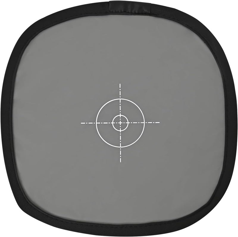 Lightdow 12 x 12 Inch (30 x 30 cm) White Balance 18% Gray Reference Reflector Grey Card with Carry Bag [Folded Version] - Image 1