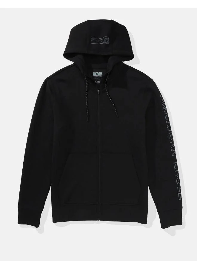 امريكان ايجل AE 24/7 Good Vibes Full-Zip Hoodie