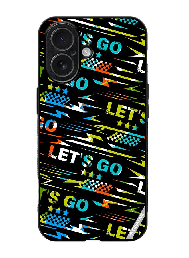 Protective Case Cover For Apple iPhone 17 Abstract Seamless Grunge Pattern For Boy Design Multicolour