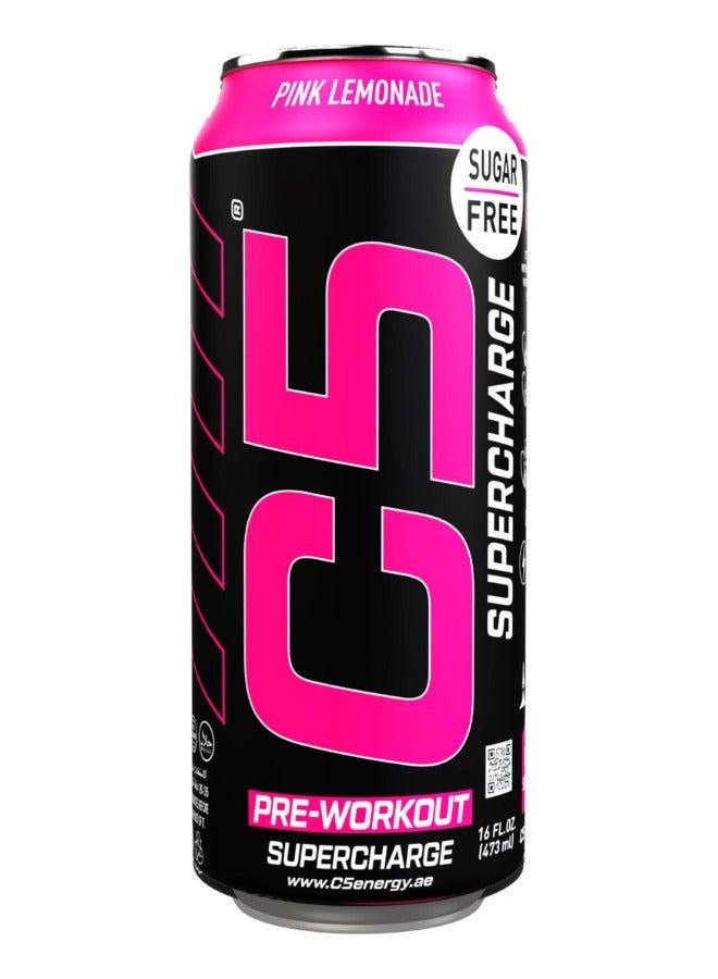 C5 SUPERCHARGE Pink Lemonade 473ml - Image 1