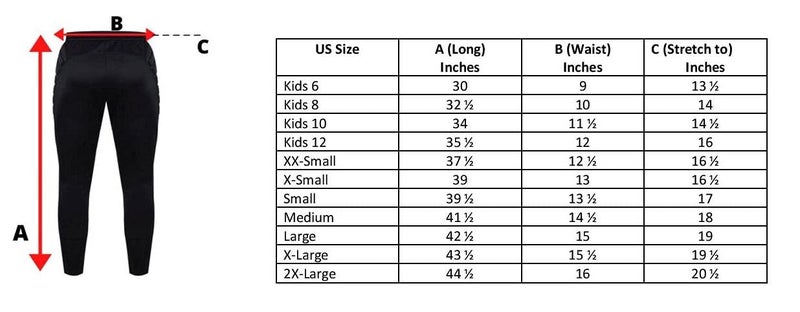 KELME Soccer Goalkeeper Pants Pro with Protection Pads – Padded Soccer Goalie Pants – Kids, Youth and Adults Sizes (Black/Yellow, X-Small) - Image 2