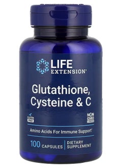 Glutathione, Cystine and Vitamin C dietary supplement - 100 capsules - pzsku/Z74D41E57044A472856B3Z/45/_/1729766250/cd625d5f-8865-46b8-89e2-894a4954c3fb