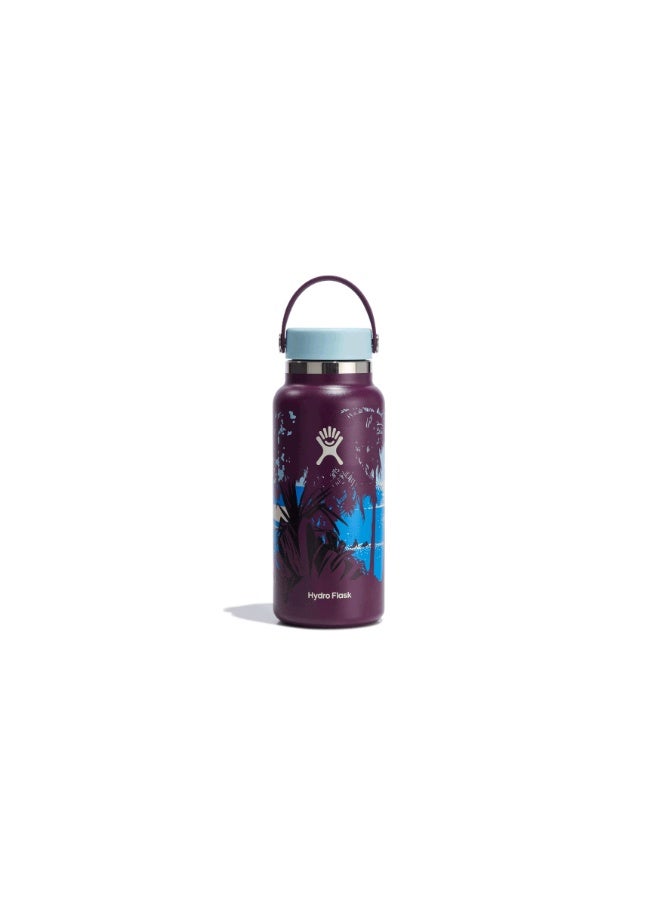 Hydro Flask Kailah Ogawa 32oz Stainless Steel Wide Mouth Limited Edition TempShield Leakproof Water Bottle BPA-Free, Non-Toxic - Image 5