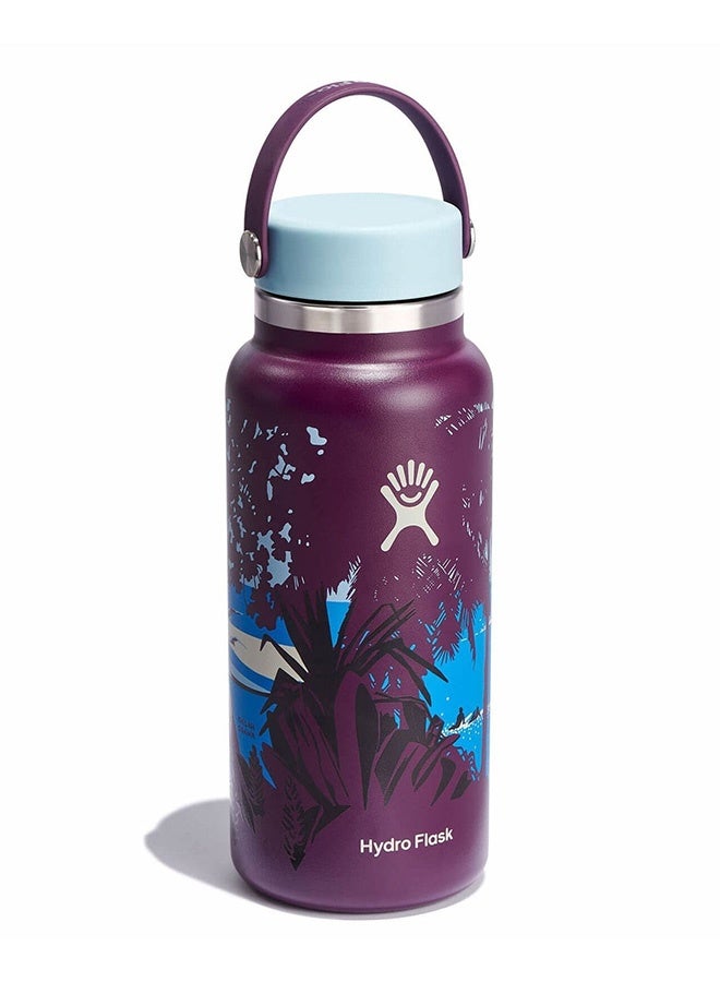 Hydro Flask Kailah Ogawa 32oz Stainless Steel Wide Mouth Limited Edition TempShield Leakproof Water Bottle BPA-Free, Non-Toxic - Image 4