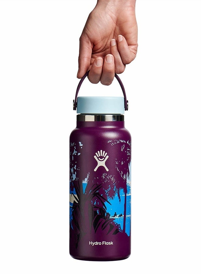 Hydro Flask Kailah Ogawa 32oz Stainless Steel Wide Mouth Limited Edition TempShield Leakproof Water Bottle BPA-Free, Non-Toxic - Image 2