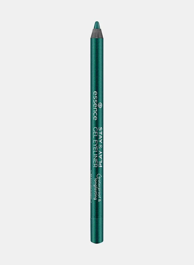 Essence Stay & Play Gel Waterproof Eyeliner, 07 Emerald Dragon