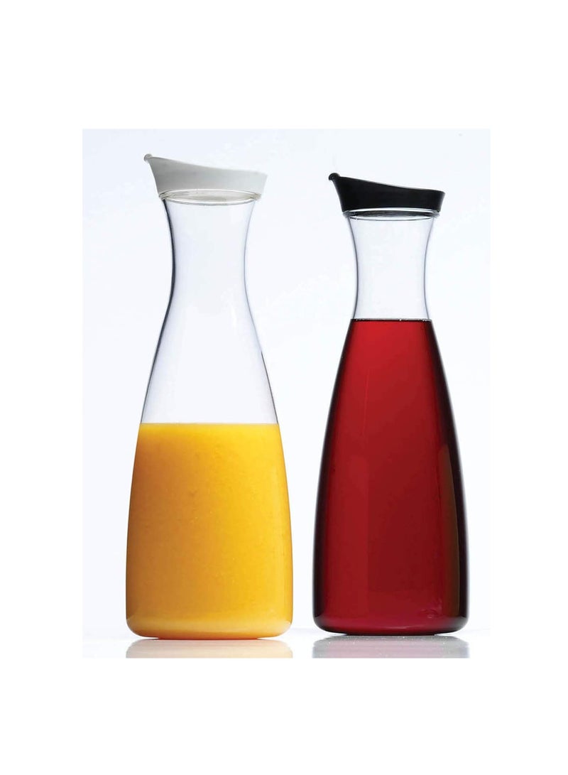 Prodyne Acrylic 36-Ounce Juice Jar, Black, 36 oz. - Image 3