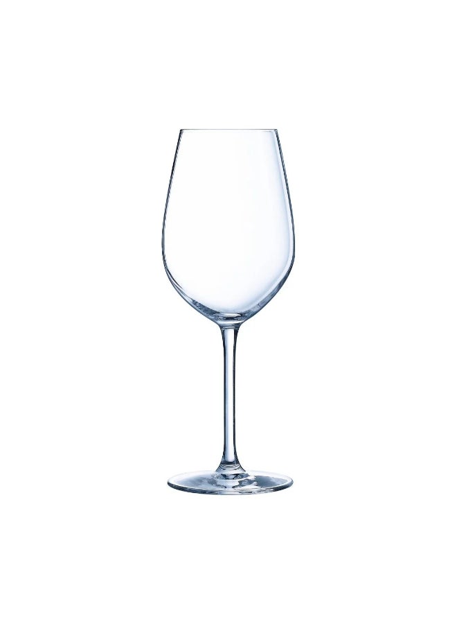 Luminarc Menades Stemmed Glass 36cl Set of 4 – Elegant Krysta Lead-Free Crystal Stemware for Water, Juice, Mocktails and Cold Beverages – Clear – Made in France - Image 1