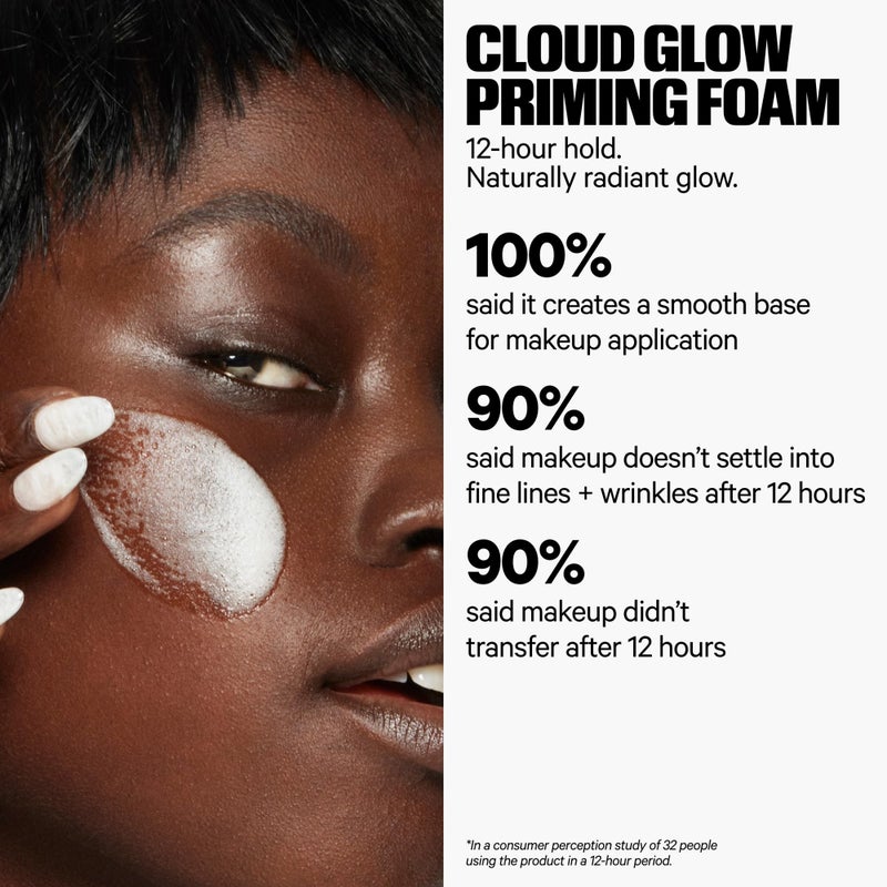 Milk Makeup Cloud Glow Foam Brightening Primer â€“ Face Primer Holds Makeup for Up to 12 Hours + Brightens Skin â€“ Hydrating, Lightweight, Silicone-Free Foam with Naturally Glowy Finish â€“ 0.91 oz - Image 2