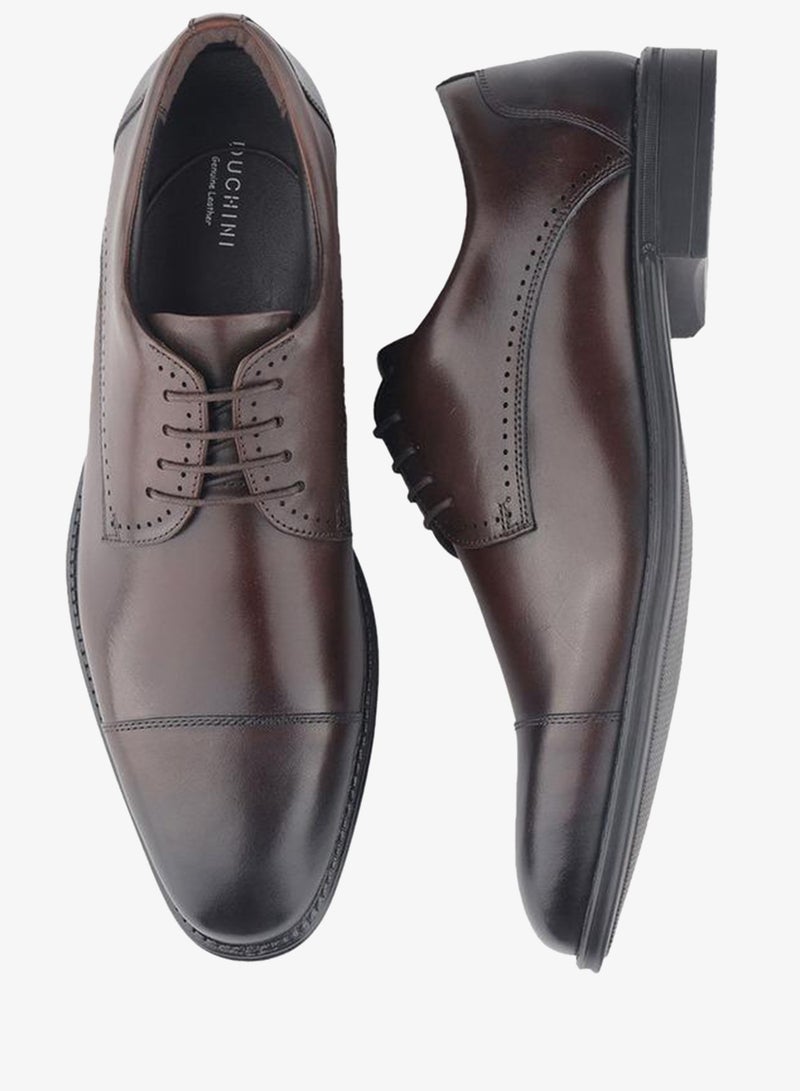 DUCHINI أحذية ديربي للرجال مزودة بأربطة - Image 3