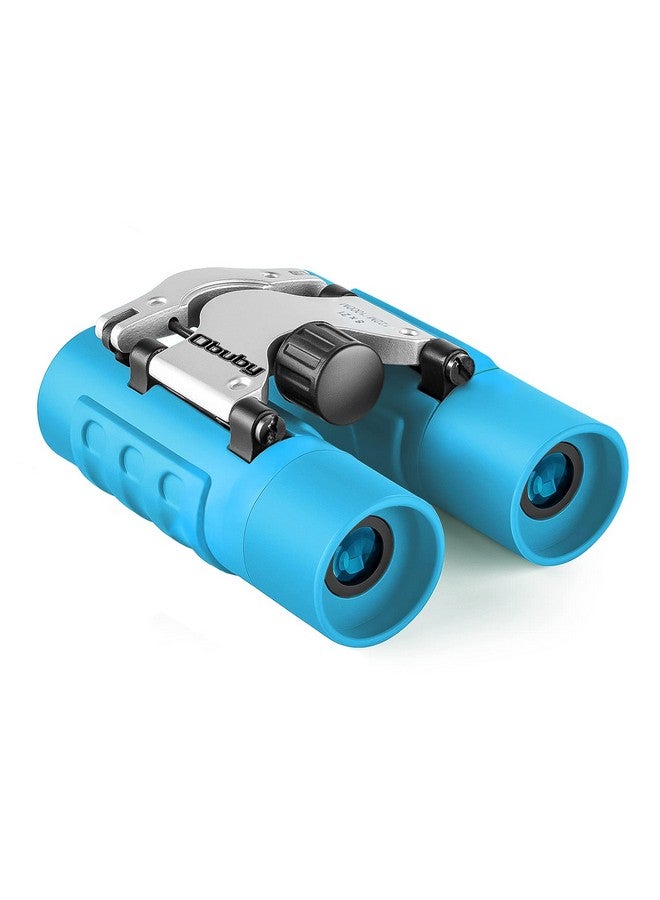 Obuby Binoculars For Kids Best Gifts For 3-12 Years Boys Girls 8X21 High-Resolution Real Optics Mini Compact Binocular Toys Shockproof Folding Small Telescope For Bird Watching, Camping, Sky Blue - Image 1