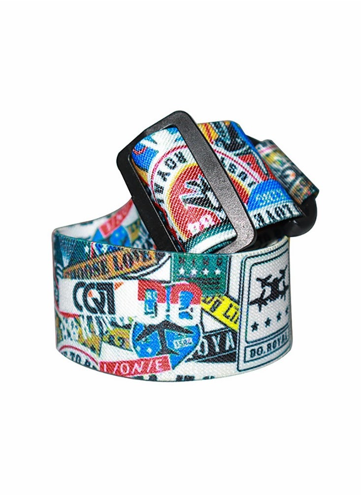SYOSI - Graffiti Color Goggles Fixed Bandage Headband for DJI FPV Goggles V2 Adjustable Removable Goggles Headband Kit with 30cm Power Cord 3 in 1 Storage Pad Accessories - Image 1