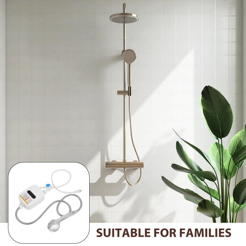 Portable Instant Electric Water Heater Mini Tankless For Kitchen Bathroom Camping - Image 4