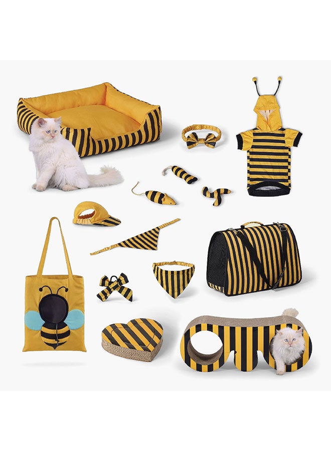 Homebox Feline Bee Scratch Board 12.4 x 2 x 12.1 cm - Image 3