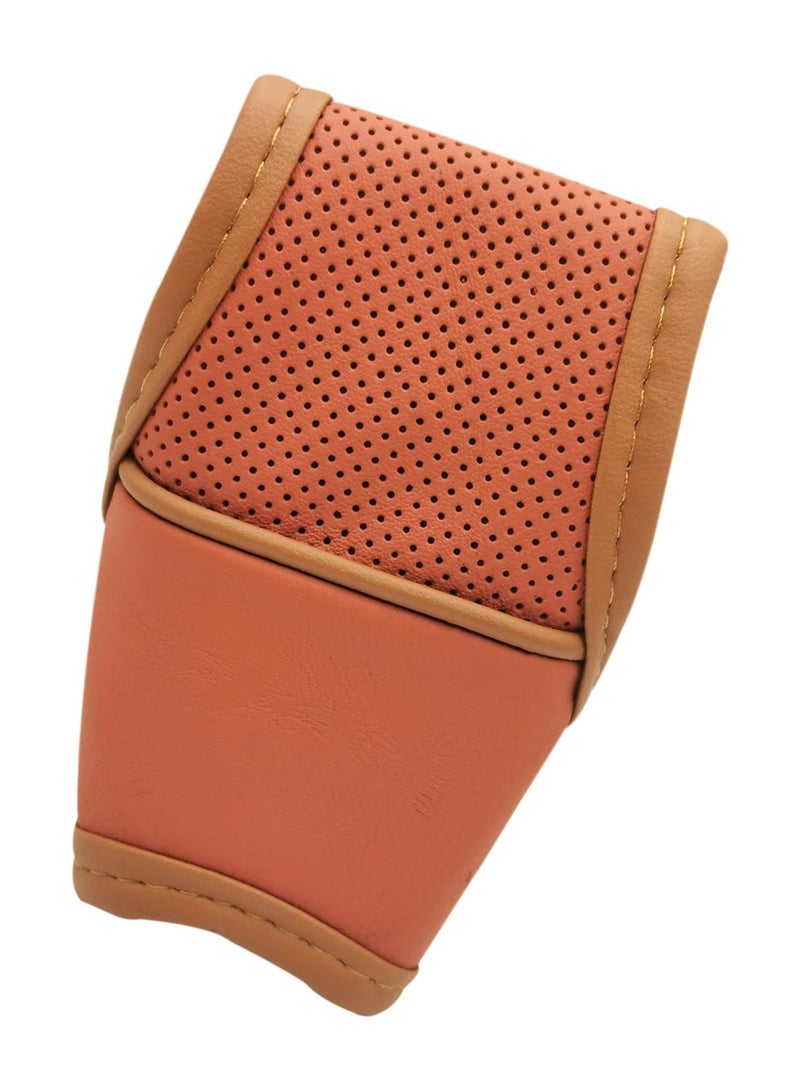 Roca Gear knob Cover High Grade PU Leather For Automatic Car Gear Shift knob Cover Premium Quality - Image 2