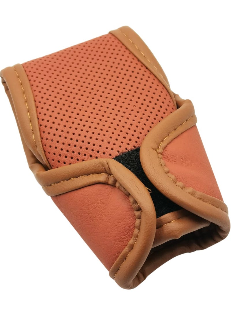 Roca Gear knob Cover High Grade PU Leather For Automatic Car Gear Shift knob Cover Premium Quality - Image 3