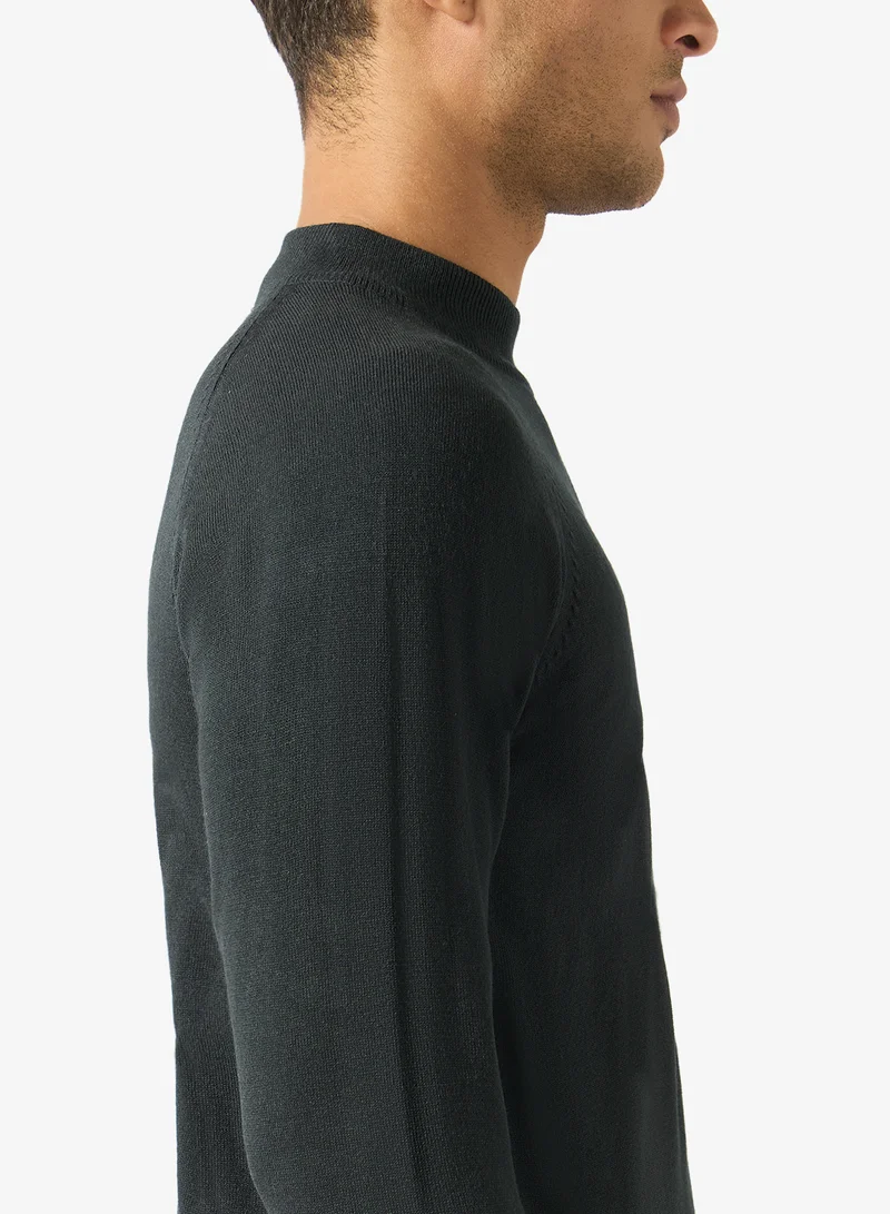 Robert Wood  Casual Turtle Neck Pullover Sweater for Men | Best Price UAE