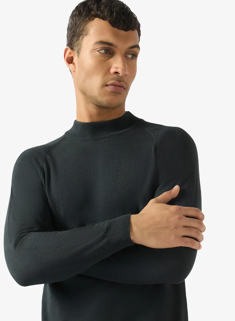 Robert Wood  Casual Turtle Neck Pullover Sweater for Men | Best Price UAE