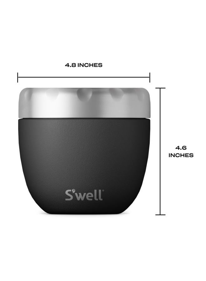 S'well Eats Stainless Steel Food Bowls, 21.5oz, Onyx, Triple-Layered Vacuum-Insulated Containers Keeps Food Cold for 11 Hours and Hot for 7 hours, Condensation Free, BPA Free - Image 2