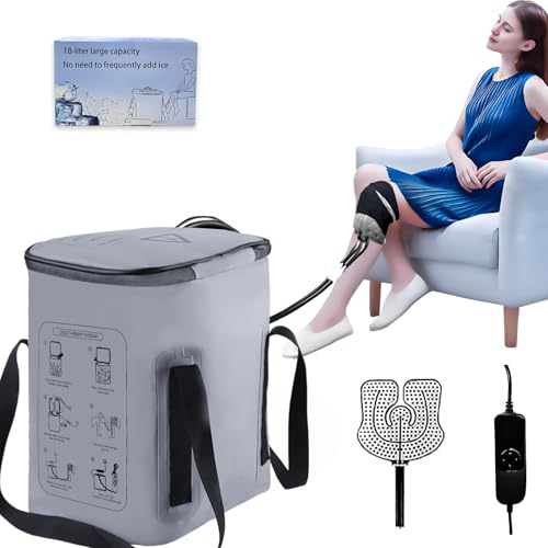 Yehenarn Cold Therapy Machine with Programmable Timer Ice Machine for Knee After Surgery Knee Replacement Recovery System for Pain Relief Cryo Compression Pad for ShoulderHipAnkleSports Injuries - Image 1