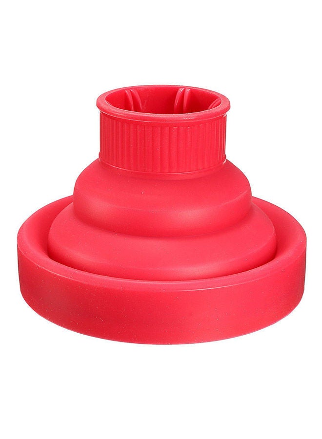 نيبمينينت مجفف شعر قابل للطي من السيليكون أحمر