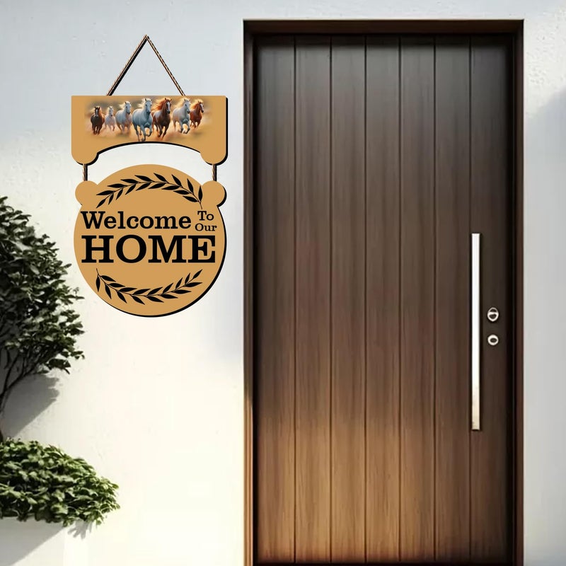 GIFTMEBAZAR Gift Me Bazar Welcome To Our Home Wall Hangings for Home Decoration Decorative Items for Home Living Room Wall Decoration Items for Living Room Home Decor Items for Living Room - Image 4