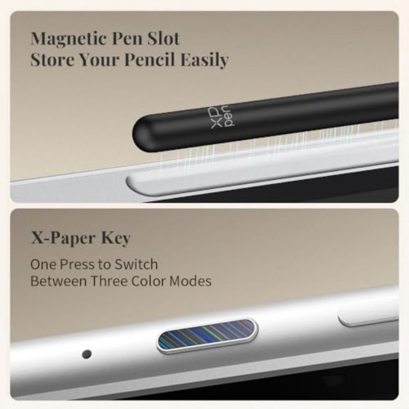 3 in 1 Color Digital Notebook 10.95'' Paper Note Taking Tablet with 16384 Pressure Levels Battery-Free X3 Pro Pencil 2 Magnetic Folio 6+128GB Magic Note Pad for Writing/Reading/Meeting/Study - Image 3