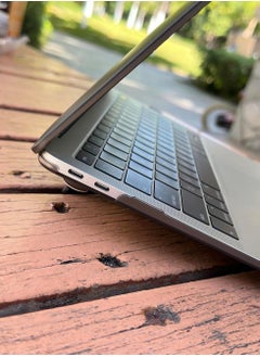 Generic غطاء صلب غير لامع من Ecosystem مع حامل، متوافق مع MacBook Air 15 2023/15.3 بوصة (طراز A2941 مع شريحة M2) (A2941) - (أسود)  - Image 5