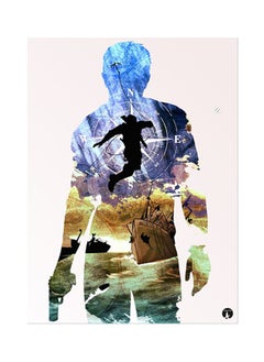 RKN Video Game Uncharted Metal Plate Poster Multicolour 15x20centimeter 