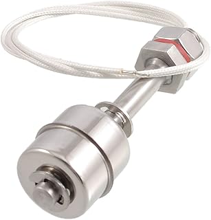 uxcell uxcell Stainless Steel Float Switch for Water Pump Tank Swim Pool Garden Pond Liquid Water Level Sensor M10 90mm Length - Image 1