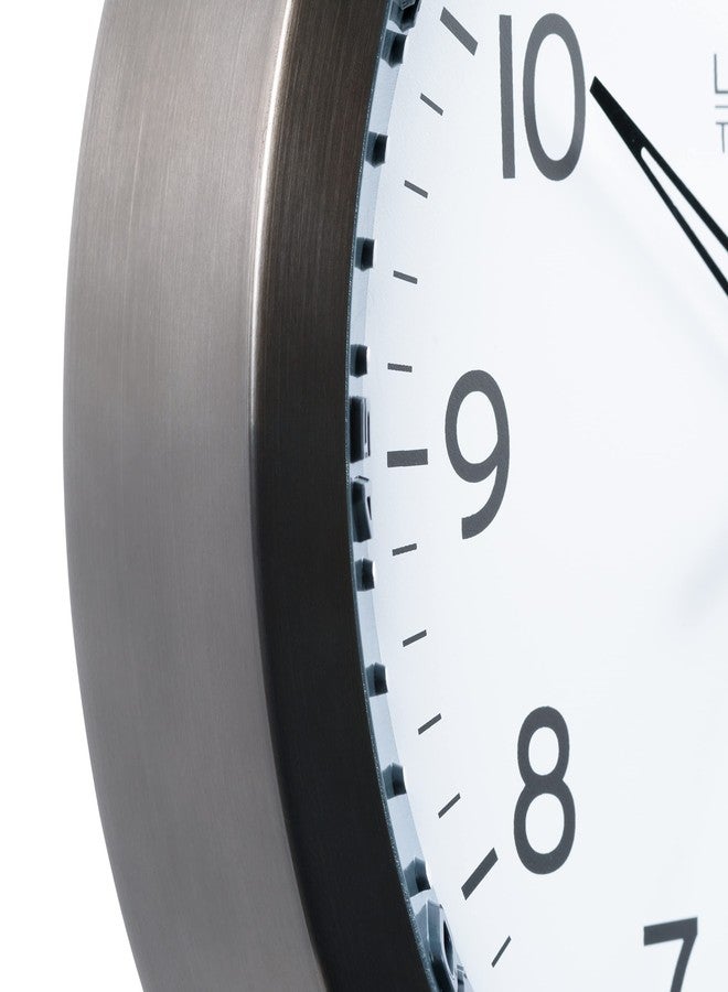 La Crosse Technology Atomic Wall Clock, Metal, 10" (404-54667) - Image 5