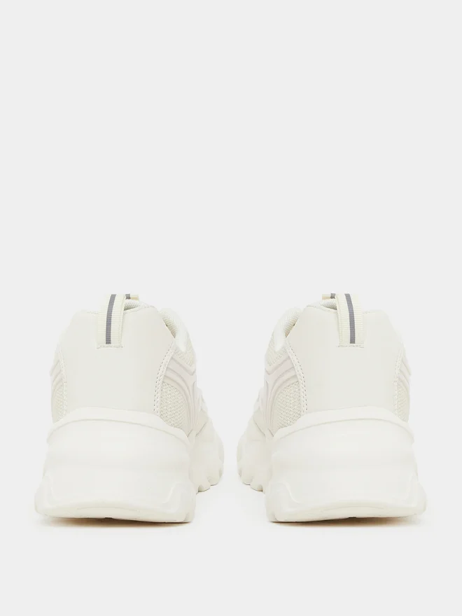 Styli Styli Chunky Sole Lace Up Panelled Sneakers