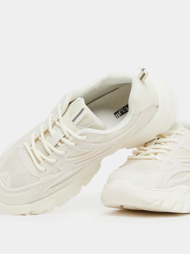 Styli Styli Chunky Sole Lace Up Panelled Sneakers
