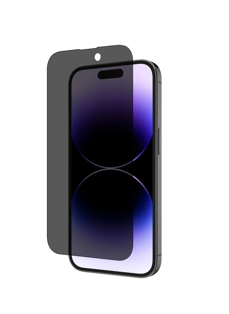 Raxoom iPhone Tempered Glass 3 Pack Privacy Screen Protector Set For iPhone 14 6.1 Inch Anti-Spy Tempered-Glass, Scratch Resistant iPhone Glass Full-Coverage Glass (Privacy, iPhone 14) - Image 3