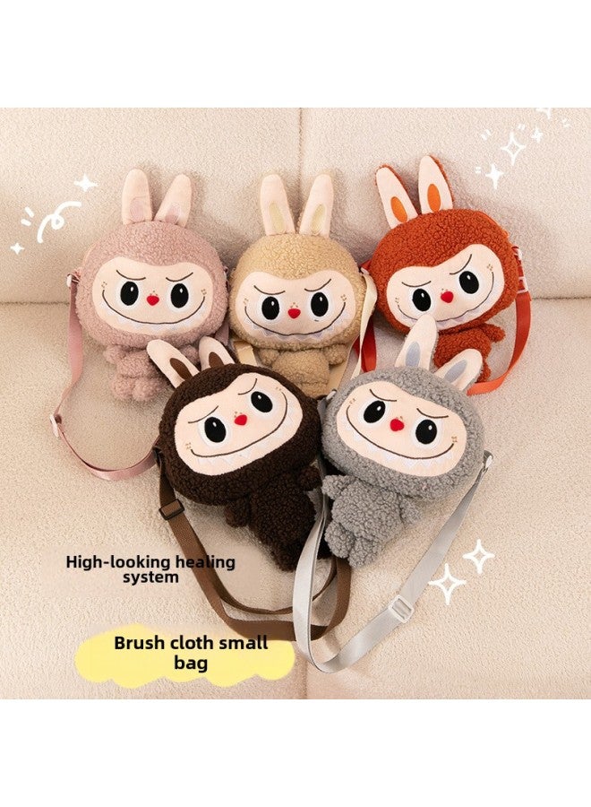 Bubble Matla Cloth Messenger Bag Cartoon Backpack Doll Change Plush Bag Children's Shoulder Bag-Color:Tote Bag Green 28*3128*31cmcm-Height:Universal  - Image 4