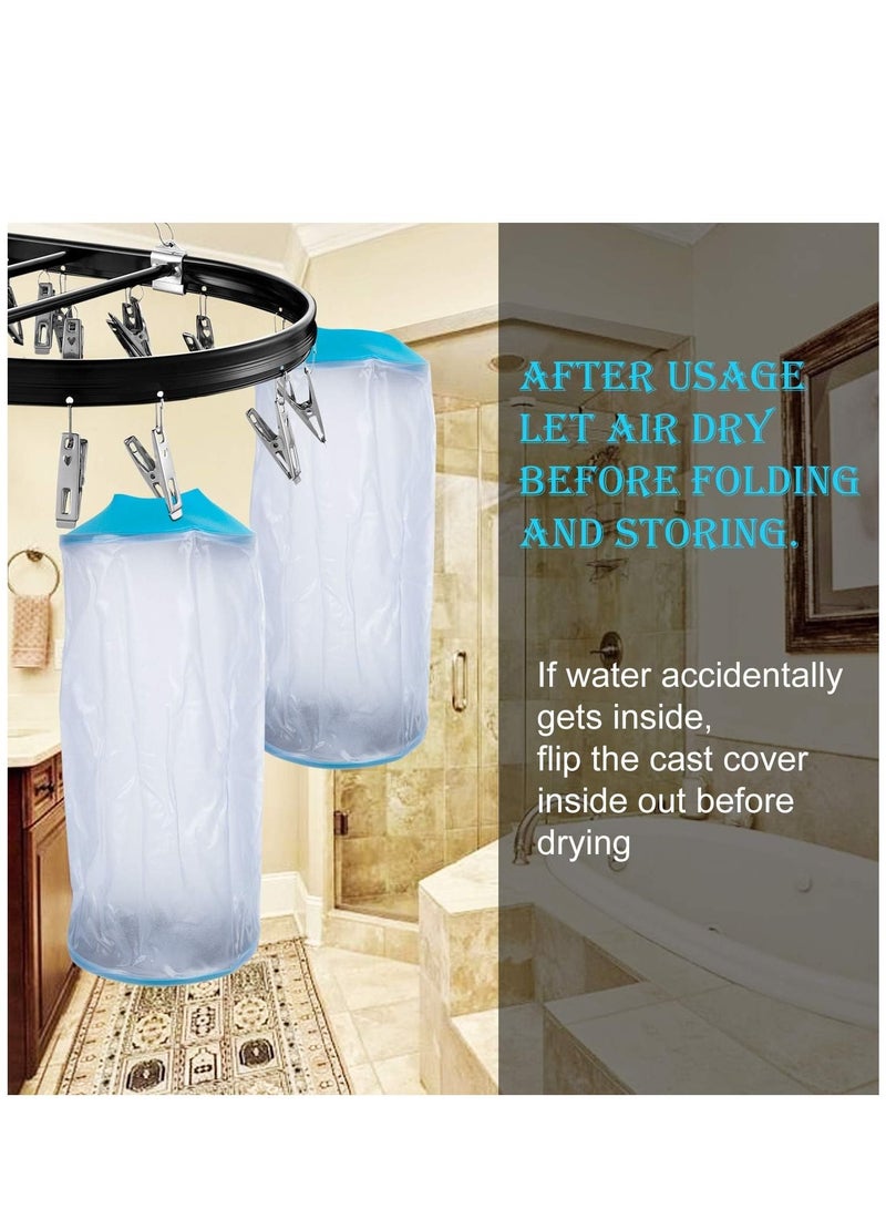 Y&D PICC Line Arm Sleeve Protector For Bath Adult Large Waterproof Arm Cast Cover Comfortable Shower Bag For Broken Wound Elbow Reusable Bandage Cover Dressing Protector - Image 4