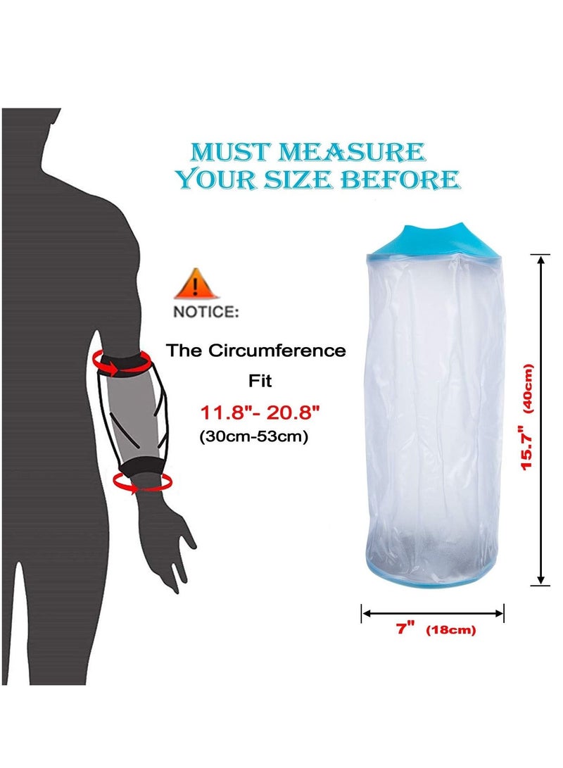 Y&D PICC Line Arm Sleeve Protector For Bath Adult Large Waterproof Arm Cast Cover Comfortable Shower Bag For Broken Wound Elbow Reusable Bandage Cover Dressing Protector - Image 5
