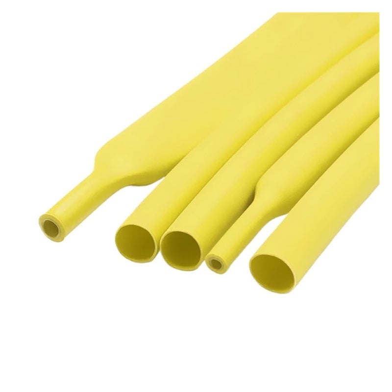 10/50/100M 3:1 Black Diameter Heat Shrink Heatshrink Tubing Tube Sleeving Wrap Wire(Yellow,9.5mm,10m) - Image 1