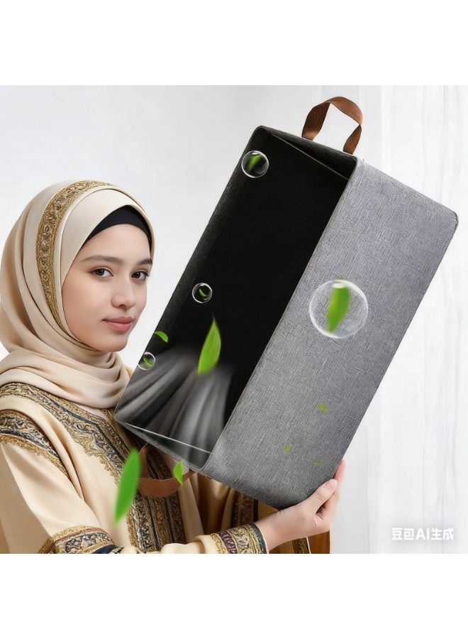 1-Piece Foldable Fabric Closet Organizer Box – Large Cloth Storage Bin with Handles - Image 5