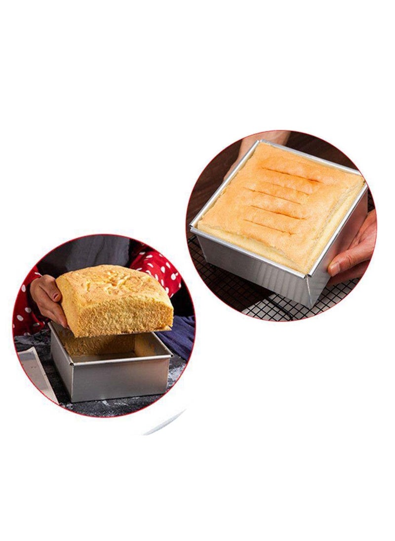 FINALITY finality Aluminium Baking Cake PanMould for Microwave Oven Combo of Square and Round 7no  - Image 4