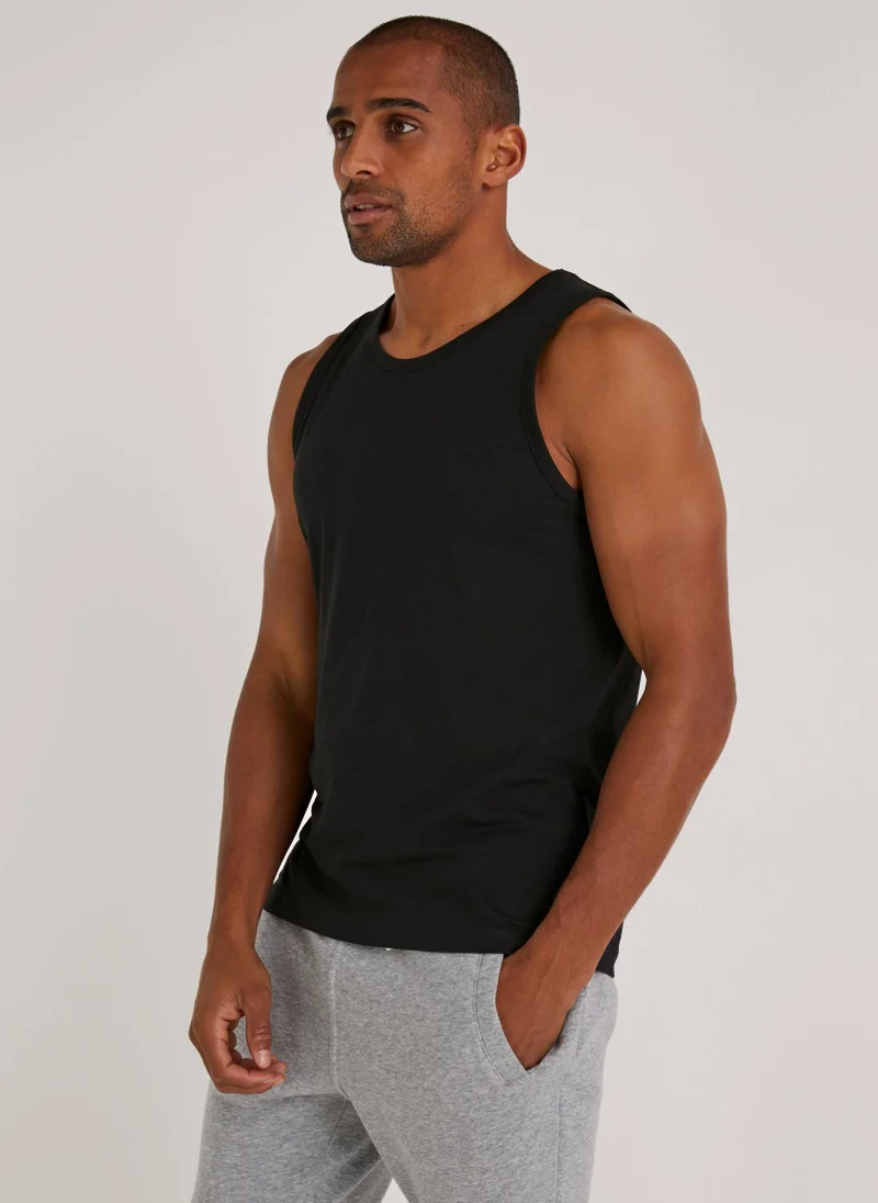 Matalan Black Jersey Vest Top