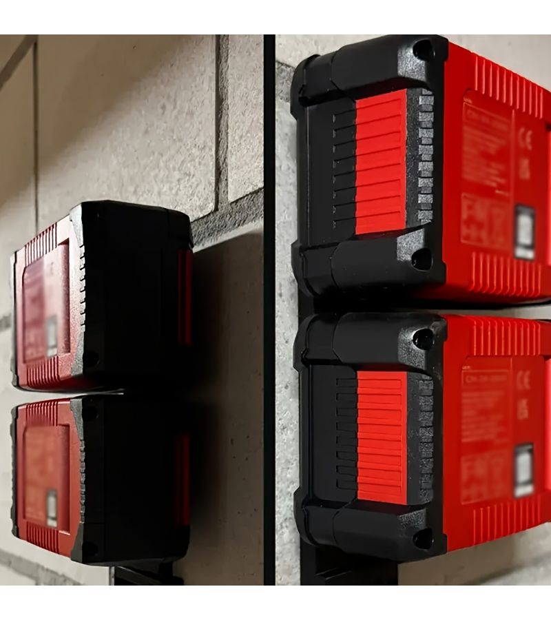 1pc Battery Storage Rack Easy Installation Strong Load Bearing Capacity For Einhell Power X Change - Image 3