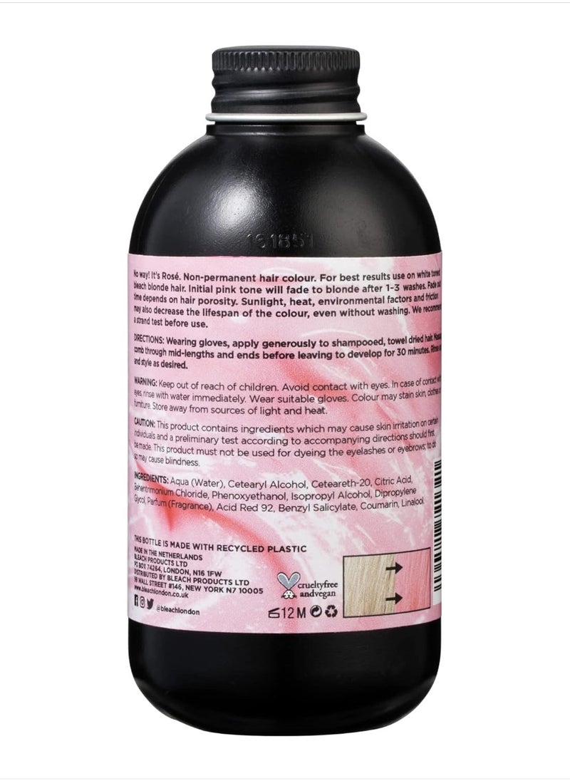 BLEACH LONDON BLEACH LONDON Rose Color - Semi-Permanent Pastel Pink, Temporary Hair Color Cream, Vegan, Cruelty Free, Temporary Hair Color Cream 5.07 fl oz  - Image 3
