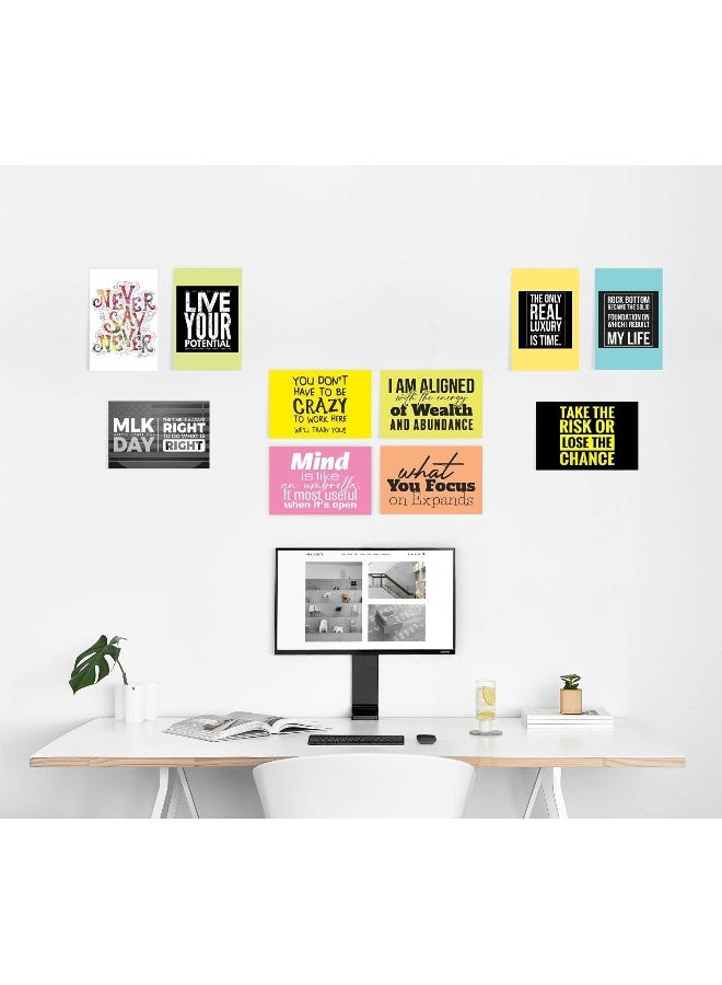 Paper Plane Design Inspirational Wall Abstract Poster (Pack of 10) - Image 5