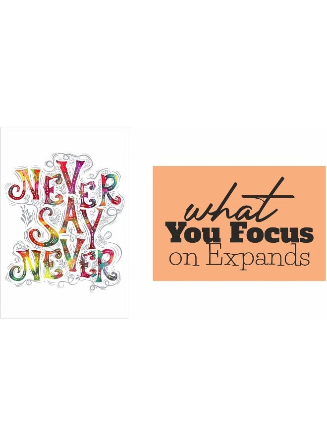 Paper Plane Design Inspirational Wall Abstract Poster (Pack of 10) - Image 4