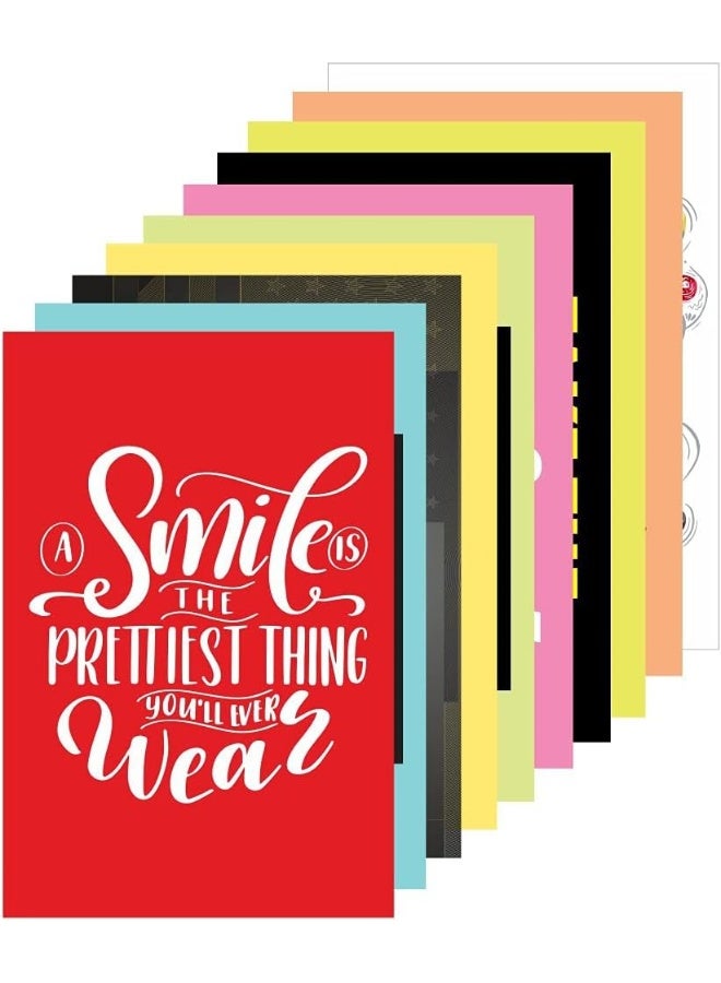 Paper Plane Design Inspirational Wall Abstract Poster (Pack of 10) - Image 1